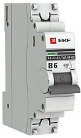 Выключатель автоматический EKF PROxima ВА47-63 1п 6А B 6кА картинка